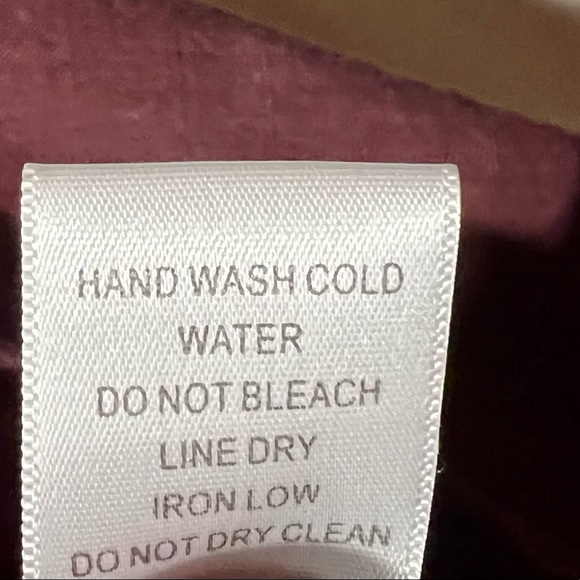 FAVLUX Cotton Maroon High Low RollUp Sleeves - Picture 5 of 9